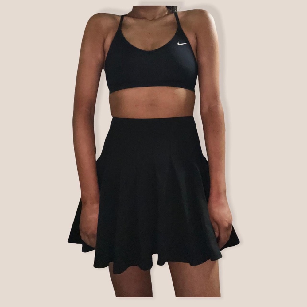 Princess Polly Black Cheer Skirt